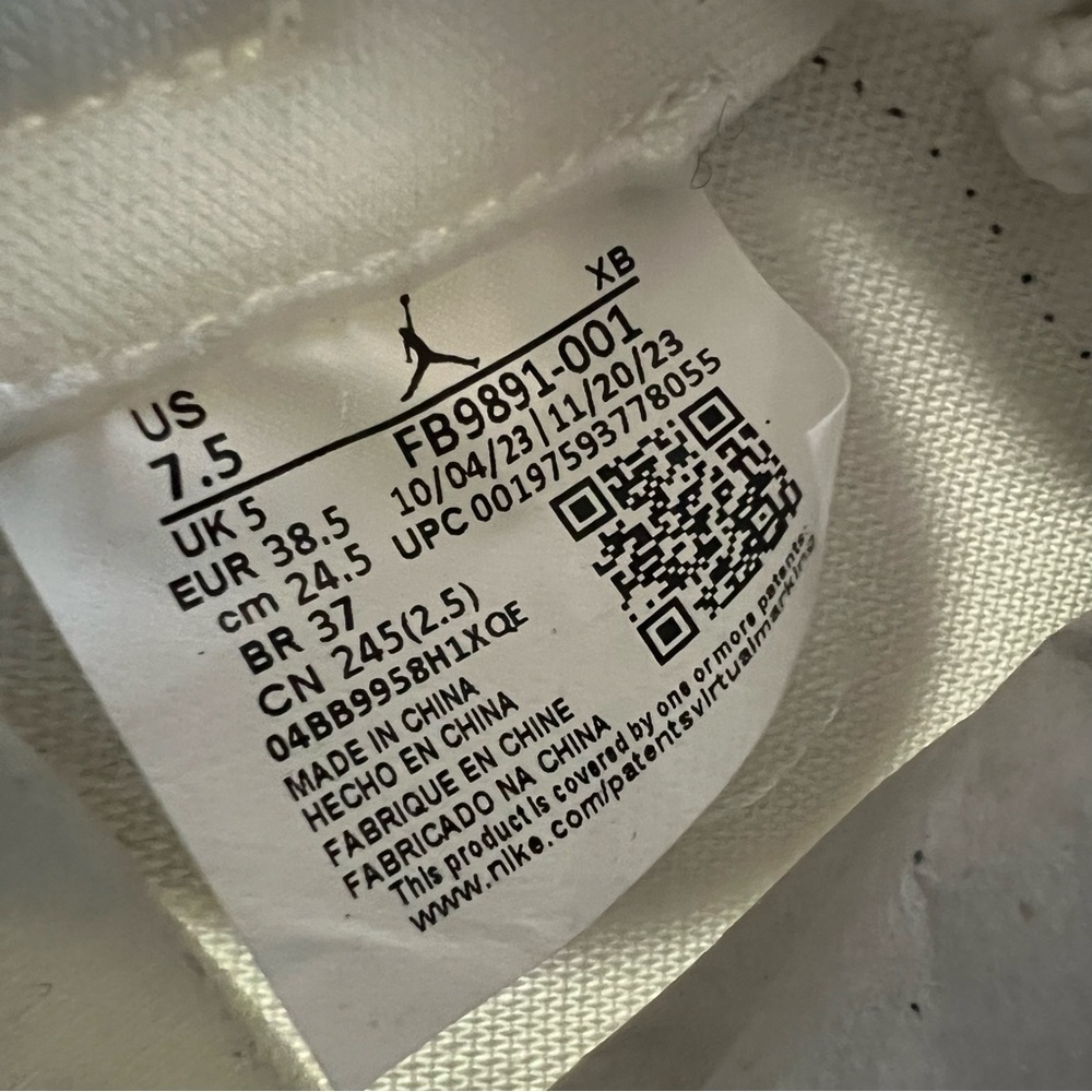 NIB Air Jordan 1 High Method Make Woman’s size 7.5 - Picture 7 of 8
